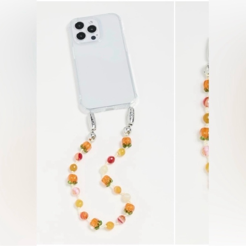 Ossa Clear Phone Case AND Fruit Beaded Strap